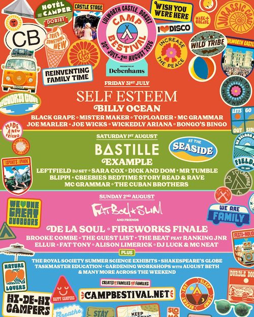 Camp Bestival festival poster