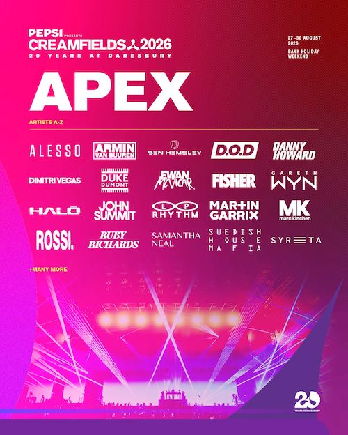 Creamfields festival poster