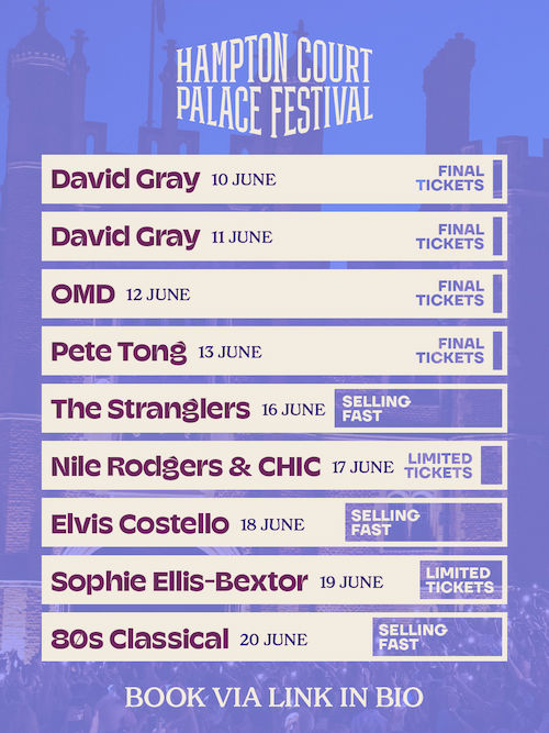 Hampton Court Palace Festival festival poster