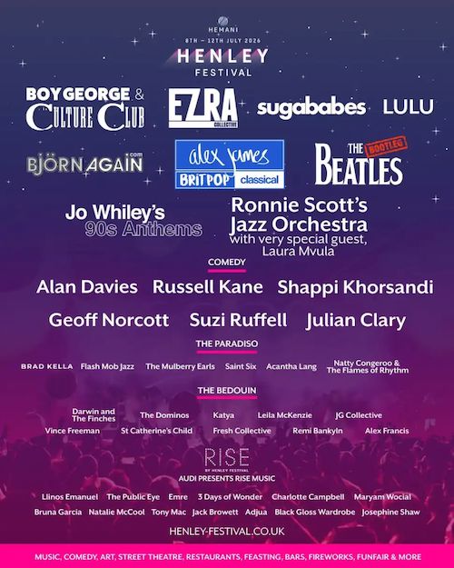 Henley Festival festival poster