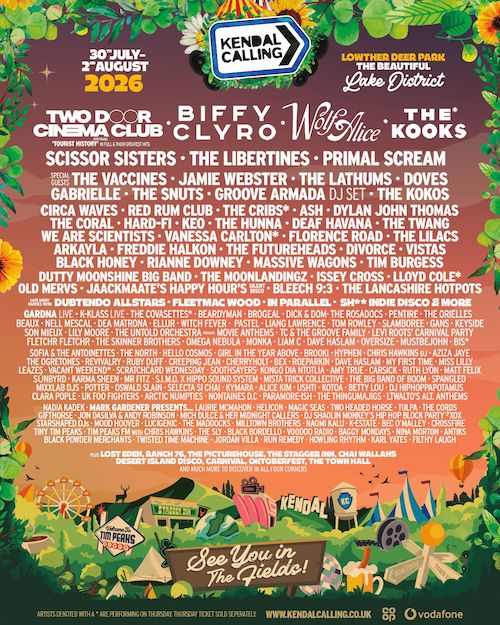 Kendal Calling festival poster