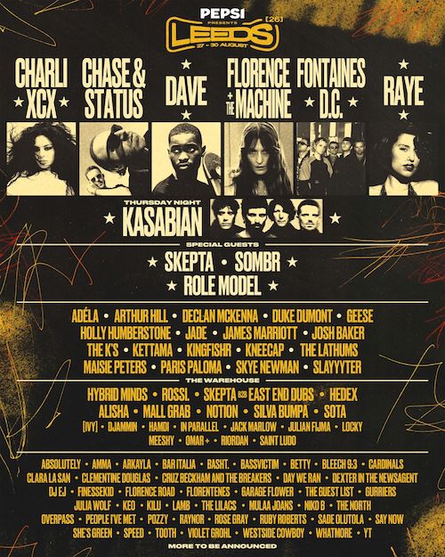 Leeds Festival festival poster