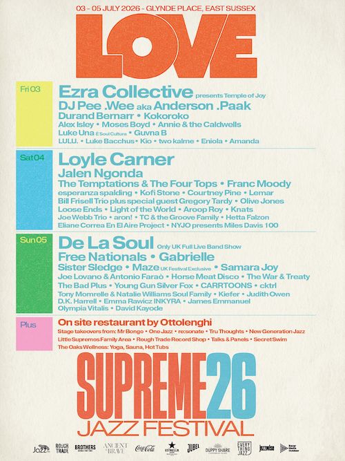 Love Supreme Jazz Festival festival poster