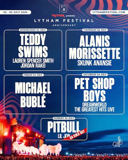 Lytham Festival festival poster