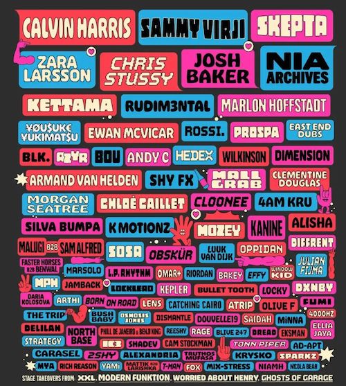 Parklife Festival festival poster