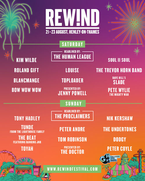 Rewind South festival poster
