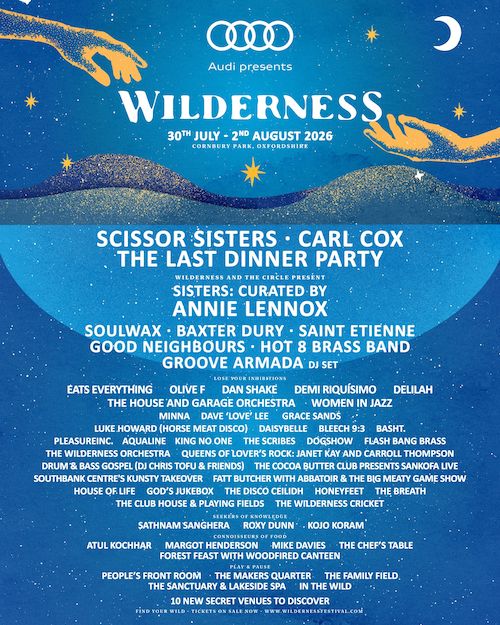 Wilderness Festival festival poster