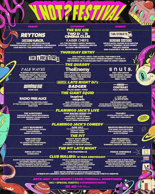 Y Not Festival festival poster