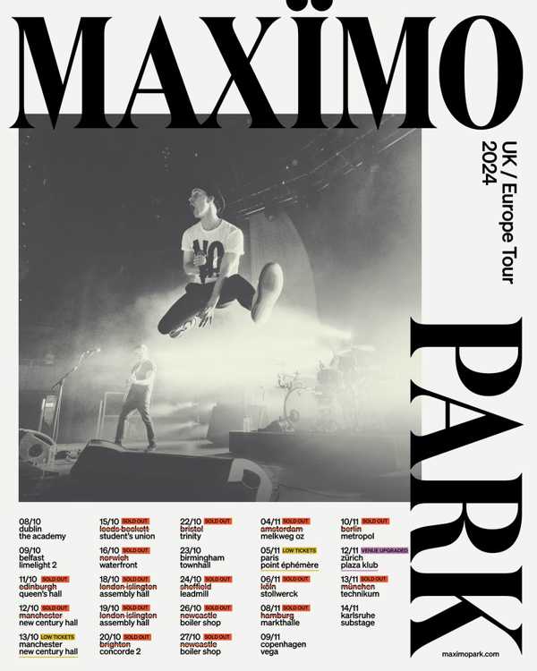 MAXIMO PARK 2024 Tour & Album Launch